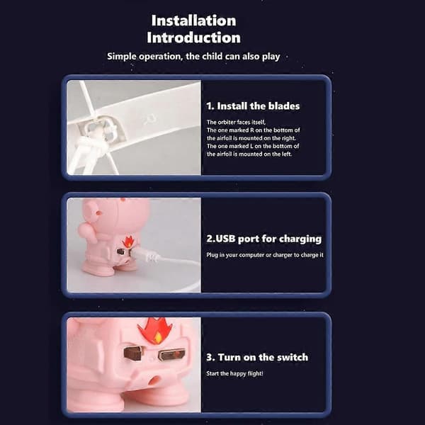 [RM]UFO Spaceman Gesture Sensing Flying Robot Astronaut Spacecraft Helicopter Remote Controlled Airplane Valkoinen