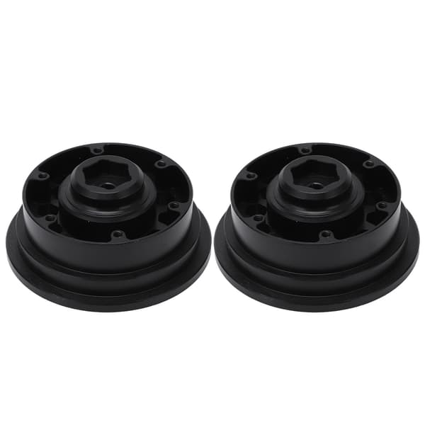 [RM]2 stk RC Hjulnav Professionelt Legeringshjulnavsæt til Axial SCX6 1/6 RC Bil Sort