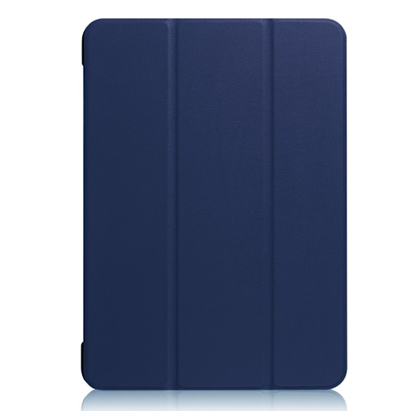 iPad Air 10.5 (2019) / Pro 10.5 (2017) - Slimfit Tri-Fold -kotelo - Tumman Sininen TummanSininen DarkBlue Mörk Blå
