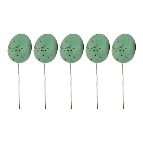 20 st Påsk Ägg i Skum DIY Hantverk Tårtdekoration Prydnads Tillbehör Cyan 37MM