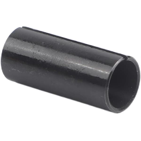5 stk. fræsejernsadapter spændepatron skaft CNC fræseværktøjsadaptere holder til drejebænk fræser 12 mm til 6 mm Black