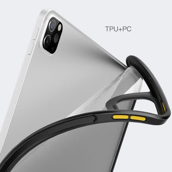 iPad Pro 12.9 (2022/2021/2020) TPU + PC Anti-fall Transparent Case - Protective Tablet Case Mörkgrön