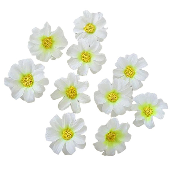 20x Konstgjorda Tusenskönor Falska Blommor Krans DIY Hantverk Blomsterdekor