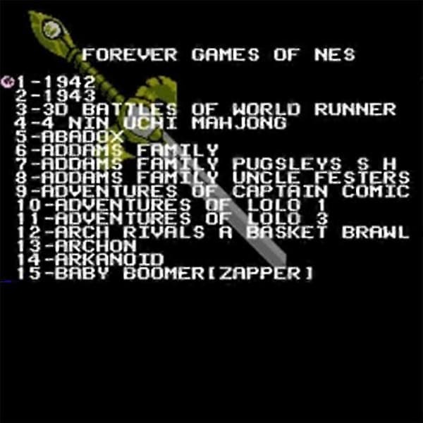 Forever GAMES OF 852-i-1 (405+447) Spil, Sort