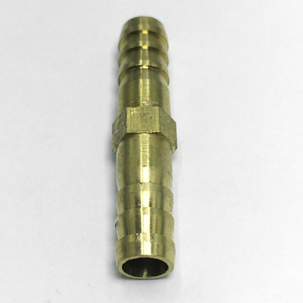 Mässing Metall Slanganslutning Adapter Slang Hane Koppling 8mm