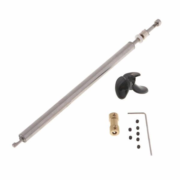 Drivlina Fartyg Båt Delar 10cm Metall Drivaxel System Set För 4mm Motoraxel