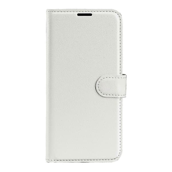[RM] Litchi læder-telefonetui til Google Pixel 9 / 9 Pro White For Google Pixel 9 / 9 Pro
