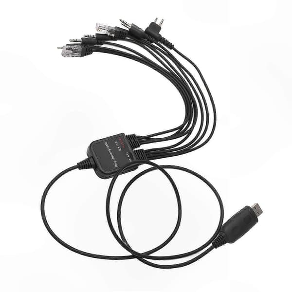 8-i-1 USB-programmeringskabel til walkie-talkies, Plug-and-Play højtydende adapter