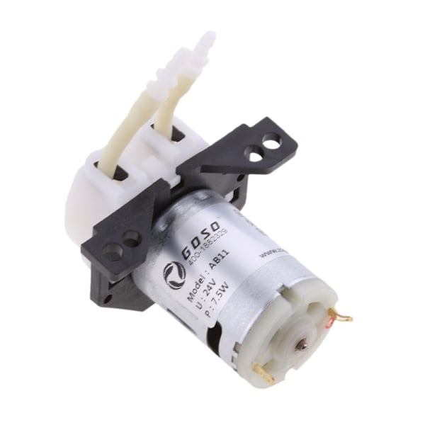 Miniatyr Peristaltisk Dosering Pump och Kontakt för Arduino Lab Vit 24V