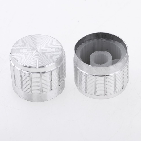 50 st aluminiumlegering halkskydd potentiometer kontrollknapp