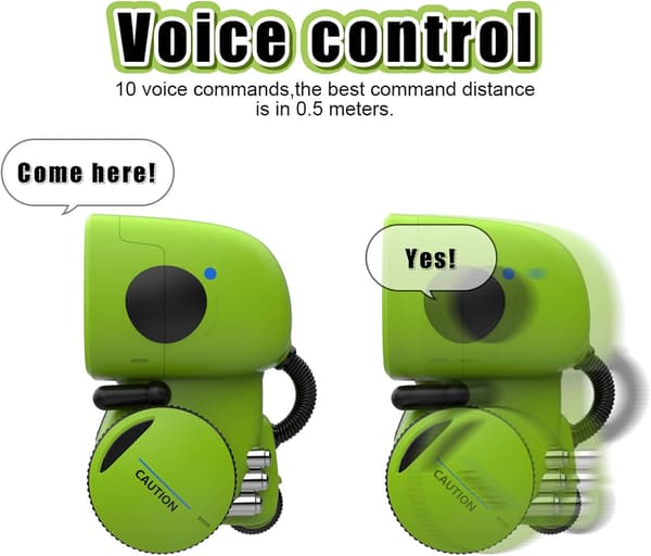 [RM]Kids Robot Toy, Talking Interactive Voice Controlled Touch Sensor Smart Robot with Singing, Dancing, Repeating, Speech Recognition and Recording