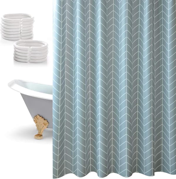 [RM]Shower Curtain 120x180cm Thicker Shower Curtain Anti-mildew