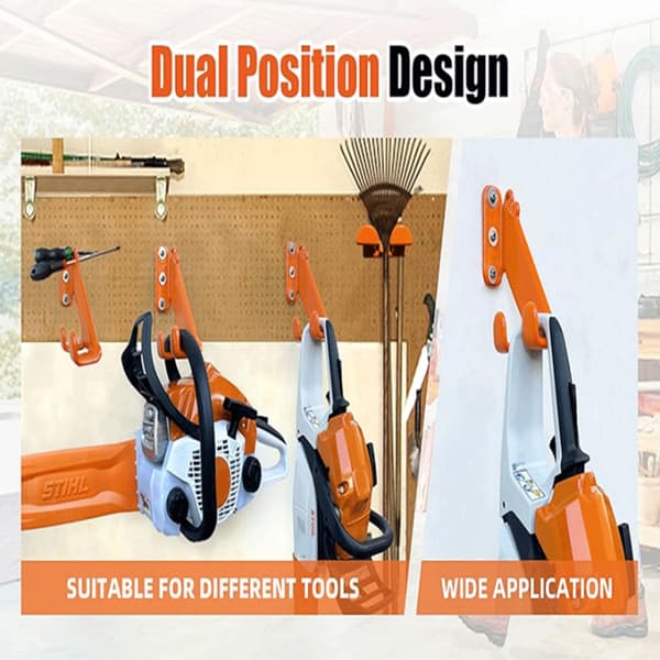 [RM]Wall Mounted Chainsaw Hanger Stand Holder Up to 68kg without Damage