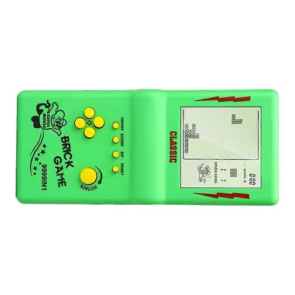 Nostalgisk Lommespill Klassisk Retro Håndholdt Spillkonsoll for Barn Maskin Barn Puslespill