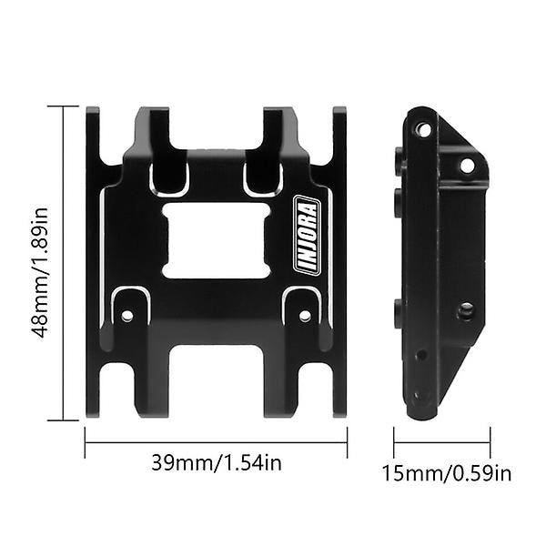 Aluminium Slitskydd Växellådsfäste för 1/18 RC Crawler Bil TRX4M Uppgraderingsdelar