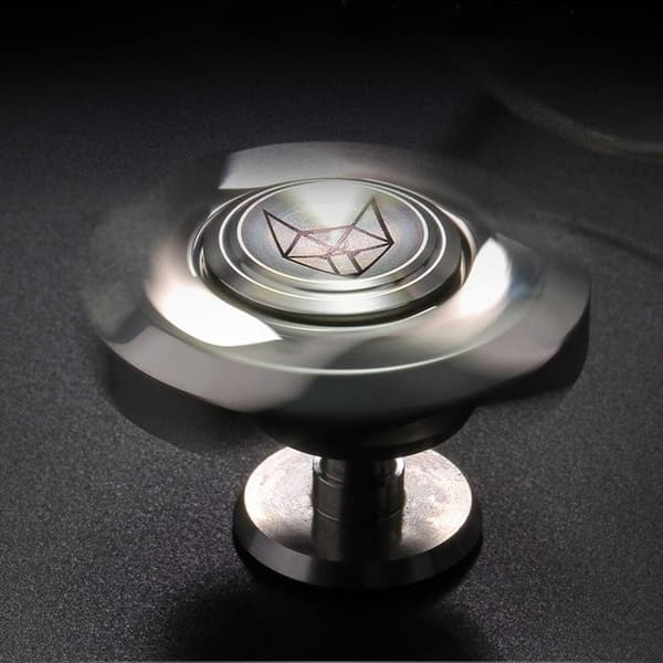[RM]1,5' Tri Metal Spinner Fidget Toy Prime, R188 Rustfrit Stål