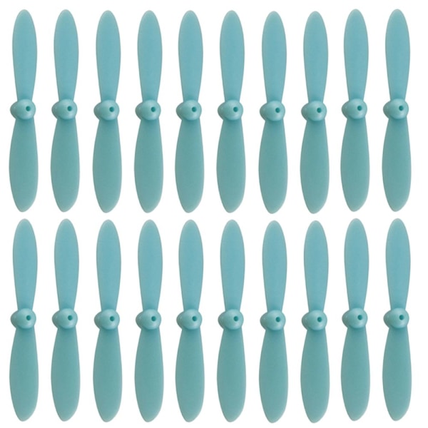 20 Stycken Propeller Propellrar För Cheerson CX 10 Mini Drone Blå