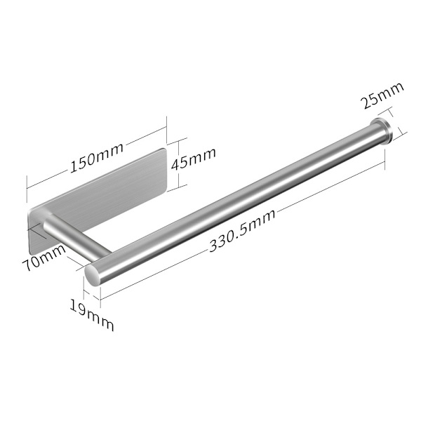 [RM]Paper Towel Holder No Drilling, Kitchen Roll Holder Wall Mounted