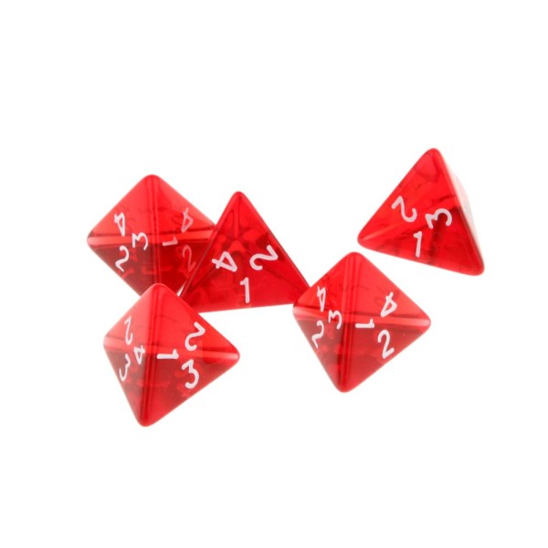 Tärningar 4-sidiga Tärningar D4 D&D TRPG Speltärningar Brädspel