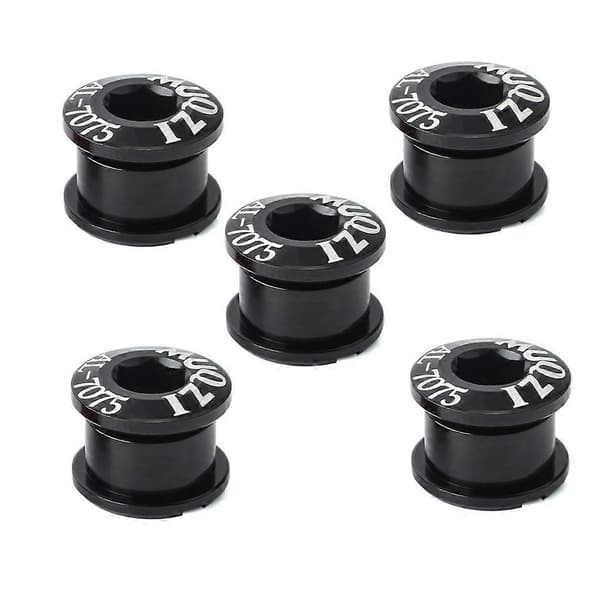 [RM]5 delar cykelbultar slitstarka mountainbikes sportutrustning för vevparti Single Plate black