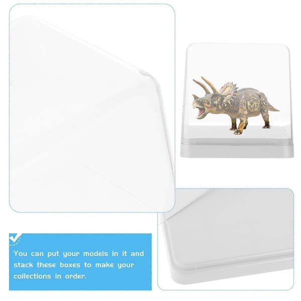 Displayfodral för förvaring Akryl Transparent Låda med Dammskydd