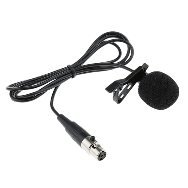 Lavalier slagmikrofon slipsnål clip-on vakuumrörsmikrofon xlr 4pin