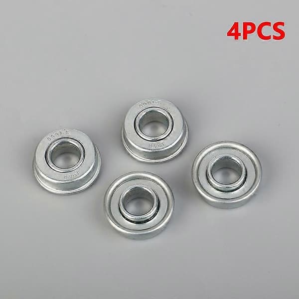 4 X hjullager gressklipper 12,7 mm X 28,6 mm traktor gresshjul kulelager transparent