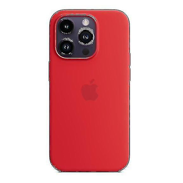 [RM] Silikondeksel til iPhone 14 Pro Red