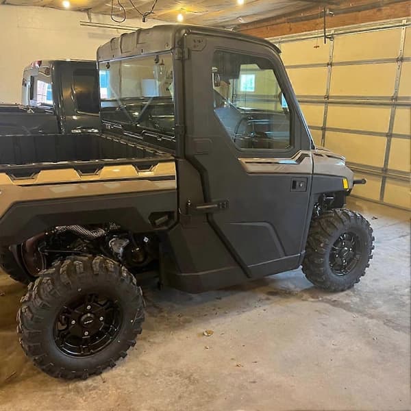 Terrängfordon Utv Backspeglar för Polaris Ranger Backspegel Sidospegel Strand Terrängfordon Black