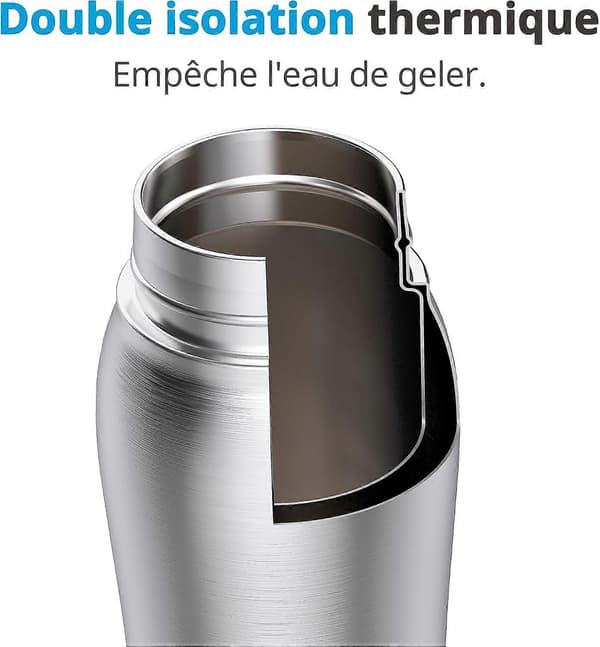 Isolert vannflaske for hund, 750 ml, dobbeltvegget