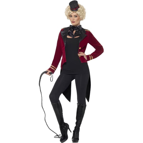 [RM]Smiffys Women's Ringmaster Costume Set M Red/Black Red/Black M