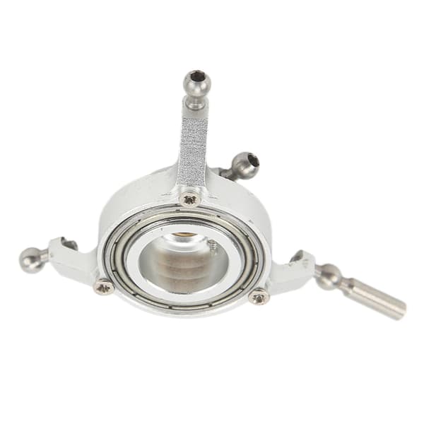 Til FW200 Swashplate Sæt Aluminiumlegering Krydsplade til Fly Wing FW200 RC Helikopter Sølv