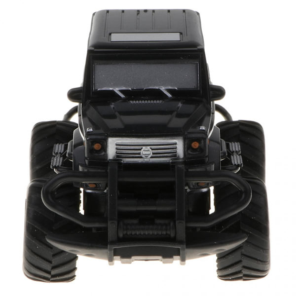 1:43 Pressgjuten Fjärrstyrd Monsterbil Rock Crawler Leksak Svart