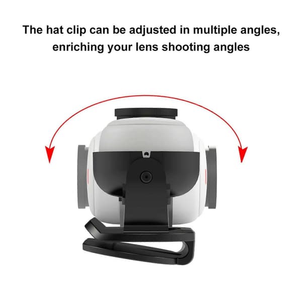 2X til Insta360 Go 3 GO 3S Clip Mount Hat Clip Quick Release Clamp Magnetisk Ramme Fast Holder Tommelfinger Kamera Tilbehør