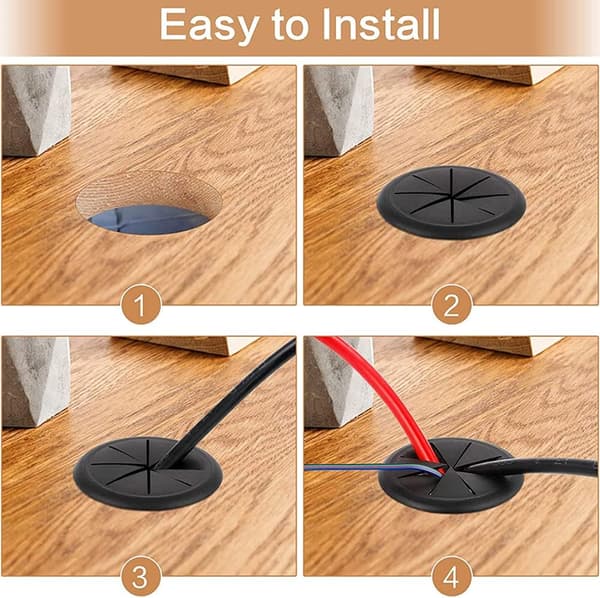 st. Plastic Desk Grommet, Desk Grommet, Round Cable Grommet