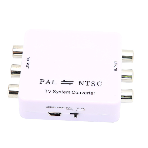 [RM]PAL/NTSC Format Converter Mini PAL NTSC Mutual Conversion Adapter for DVD Player/Recorder and Various TV Systems