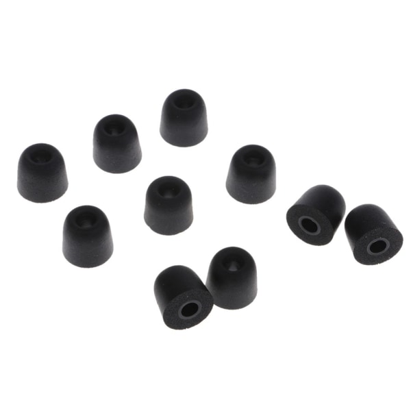 Öronproppar i Memory Foam för 4,5 mm In-ear Hörlurar Svart