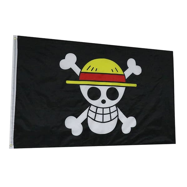 SKY FLAG Pirat Monkey D. Luffy Dødningehovedflag 60*90CM Polyester St[RM]