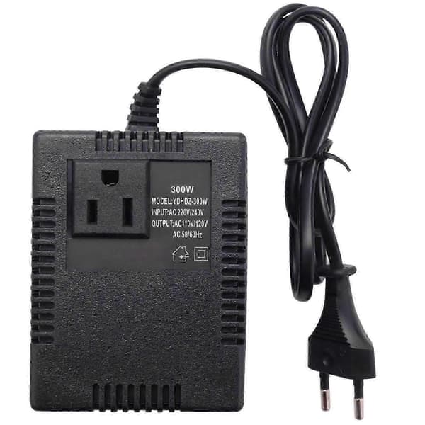 EU-stik nedspænding 220/240V transformeromformer til 110/120V udgave 0118.