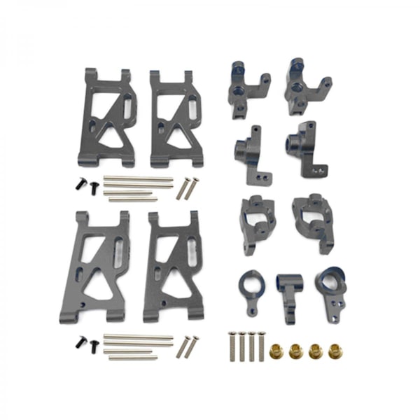 Uppgraderad fjädringsarm styrnav för WLTOYS 144001 1/14 RC Bil Titanium