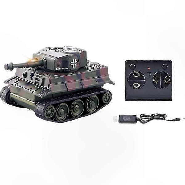 Fjärrkontroll Mini Tank Elektronisk Fordon Bärbar Fick RC Modell A