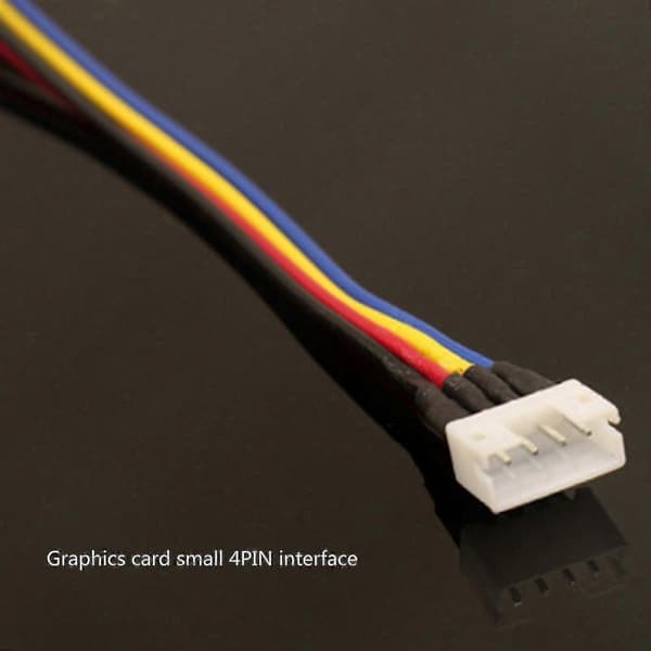 Køleblæserkabel til GPU, 4-bens PWM til VGA blæserstikadapter