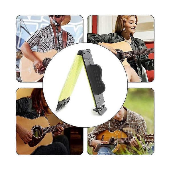 2 st gitarrsträngrengörare, används för rengöring av strängar och greppbräda för gitarr/bas/mandolin/ukulele