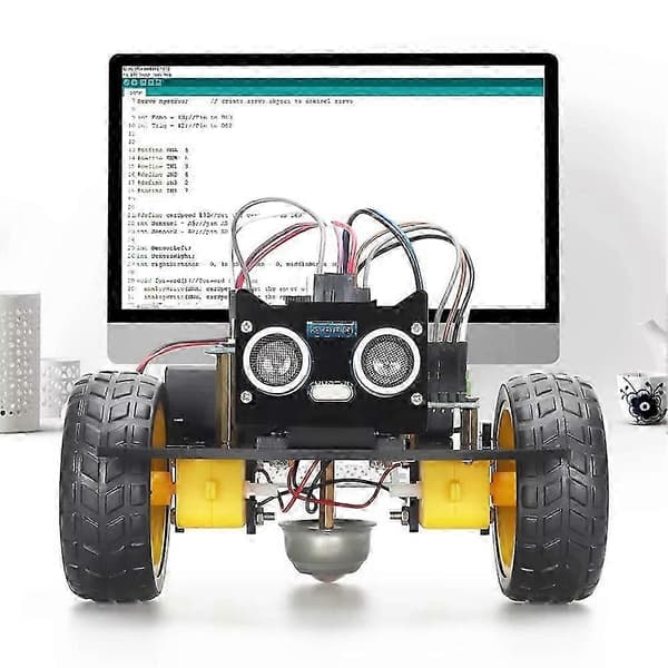 Smart Starter Robot Kit til Arduino Programmering Læring og Udvikling af Færdigheder Komplet Kit Automation 2WD Robot Kits