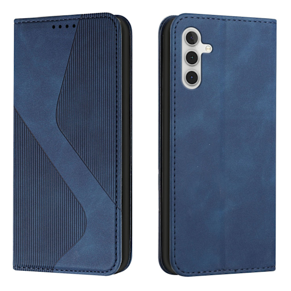 SAM A33 5G, S-format etui, flip-etui (blå)[RM]