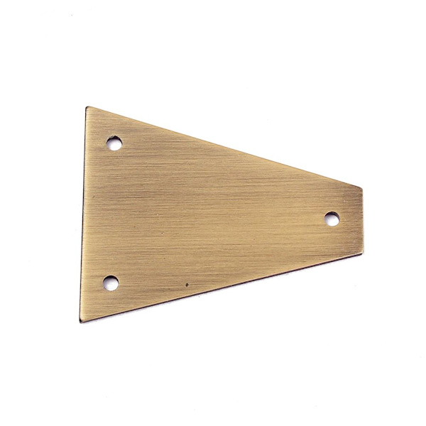 Blank Truss Rod-skydd i aluminiumlegering ACCS för Import Jackson Gitarr - Brons