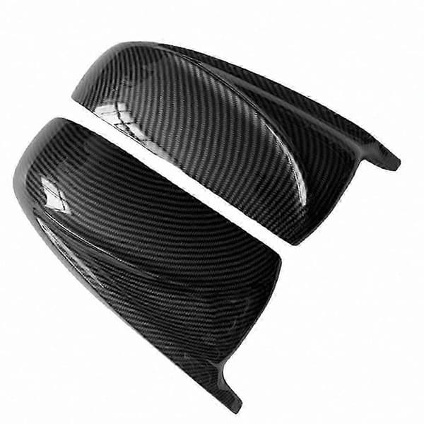 Kulfiber Sidespejlskapper til X5 E70 X6 E71 2008-2013 - Sidespejlskapper Carbon Fiber