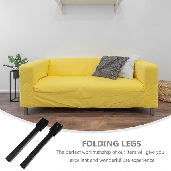 [RM]2 Pcs Folding Sofa Hardware Self-Locking Hinge Legs Hardware Folding Legs for Sofa Bed