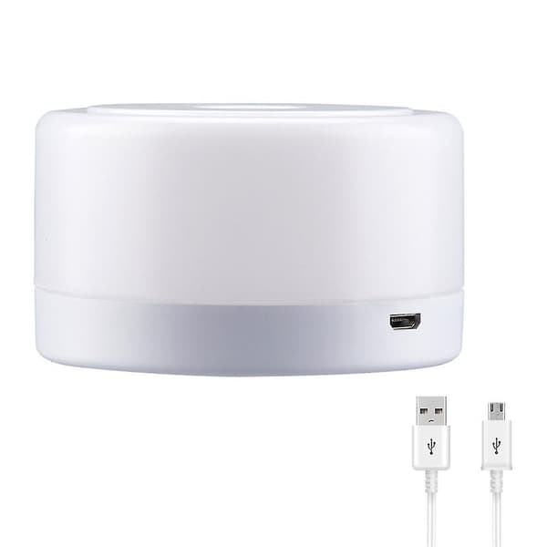 Bärbar Mini Nattlampa Touchlampa Sovrum Sänglampa USB-laddning Cold Light