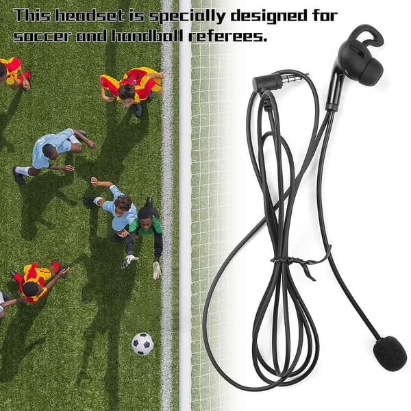 [RM]EJEAS Referee Headset, In-Ear Headphones with Microphone Replacement for V6 Pro/ V6C/ V4 Plus/ V4C P[HK]